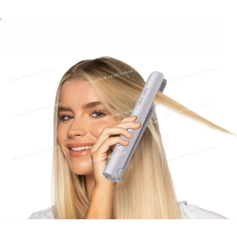 Wireless Mini Hair Straightener, 2-in-1 Straightener & Curler, USB Rechargeable Portable Bangs Flat Iron
Wireless Mini Hair Straightener, 2-in-1 Straightener & Curler, USB Rechargeable Portable Bangs Flat Iron