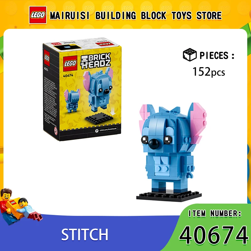 LEGO 40674 Stitch CubeHead Series Building Blocks for Boys and Girls, Children's New Year Gift
LEGO 40674 Stitch CubeHead Series Building Blocks for Boys and Girls, Children's New Year Gift