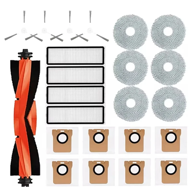 For Xiaomi Robot Vacuum X20+/X20 Plus Parts Accessories Main Side Brush Hepa Filter Mop Cloth Dust Bag
For Xiaomi Robot Vacuum X20+/X20 Plus Parts Accessories Main Side Brush Hepa Filter Mop Cloth Dust Bag