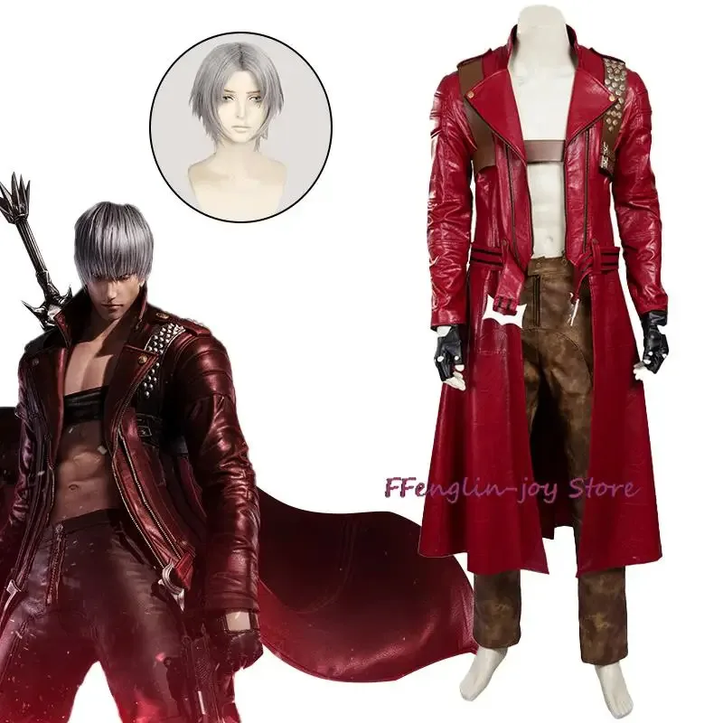 Новинка 2025 Devil Cos May Cry 3, костюмы для косплея Данте, мужская игровая форма, парик, красное длинное пончо, комплект куртки на Хэллоуин, карнавал, Кодиак
Новинка 2025 Devil Cos May Cry 3, костюмы для косплея Данте, мужская игровая форма, парик, красное длинное пончо, комплект куртки на Хэллоуин, карнавал, Кодиак