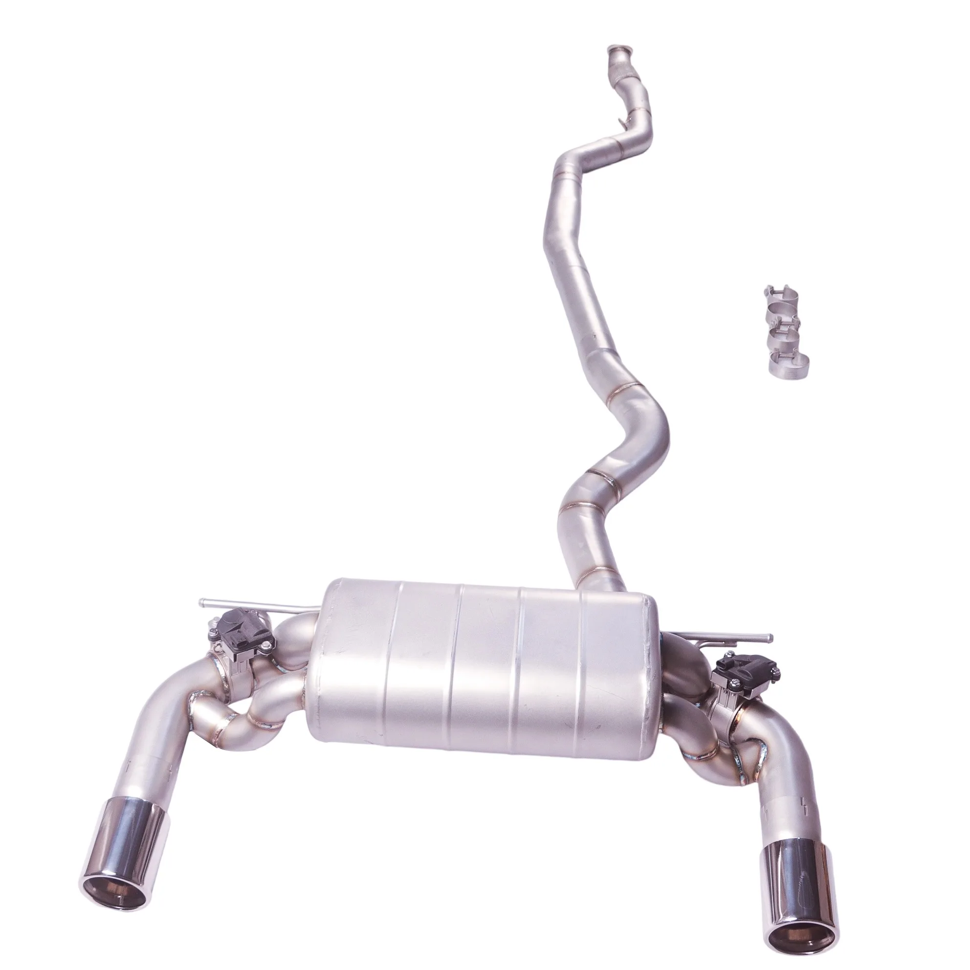 For BMW 335 F31 N55 3.0T 2012-2018 exhaust muffler, Car electric control valve exhaust system is made of 304 stainless steel
For BMW 335 F31 N55 3.0T 2012-2018 exhaust muffler, Car electric control valve exhaust system is made of 304 stainless steel