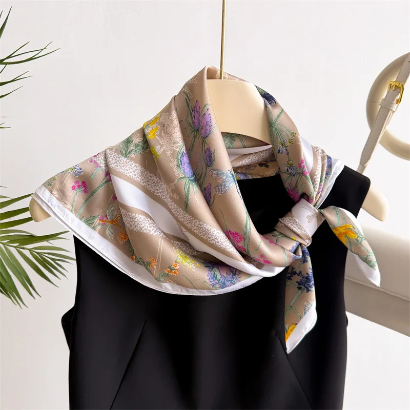 2025 New for Women 70*70cm Small Square Scarf Imitation Silk Scarf Headscarf Spring Summer Printed Scarves Bandana Hair Tie Band
2025 New for Women 70*70cm Small Square Scarf Imitation Silk Scarf Headscarf Spring Summer Printed Scarves Bandana Hair Tie Band