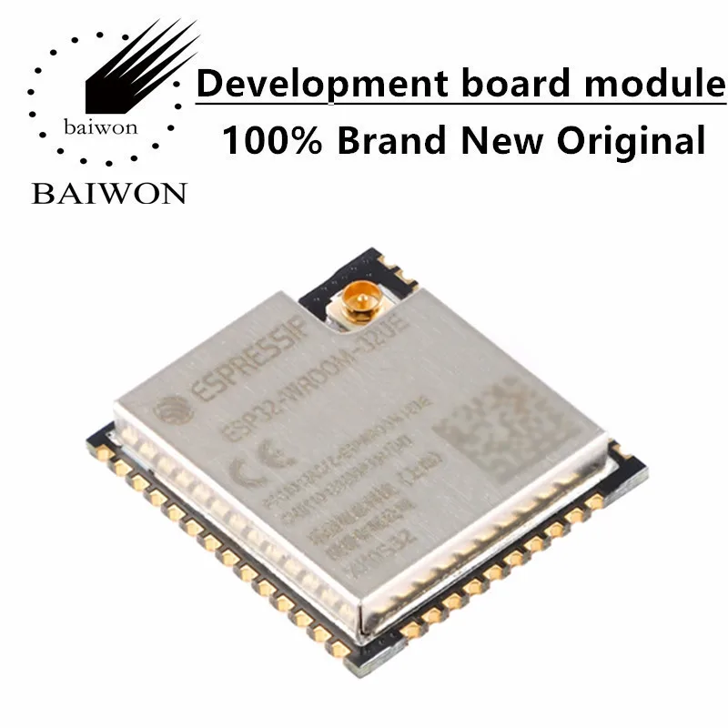 Модуль ESP32-WROOM-32URA-H4 Wi-Fi+Bluetooth с двумя режимами работы, 4 МБ флеш-памяти, 32-битный двухъядерный микроконтроллер
Модуль ESP32-WROOM-32URA-H4 Wi-Fi+Bluetooth с двумя режимами работы, 4 МБ флеш-памяти, 32-битный двухъядерный микроконтроллер