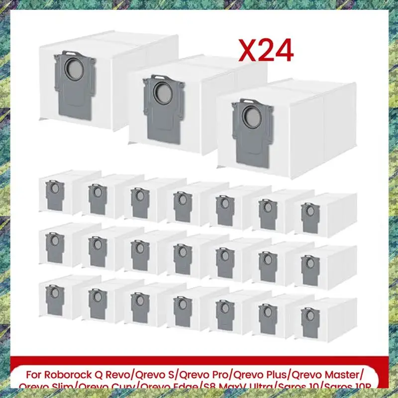 Nana 24 Dust Bags For Roborock Q Revo/Qrevo S/Qrevo Pro/Qrevo Plus/Qrevo Master/Qrevo Curv/S8 Maxv Ultra/Saros 10/Saros 10R
Nana 24 Dust Bags For Roborock Q Revo/Qrevo S/Qrevo Pro/Qrevo Plus/Qrevo Master/Qrevo Curv/S8 Maxv Ultra/Saros 10/Saros 10R