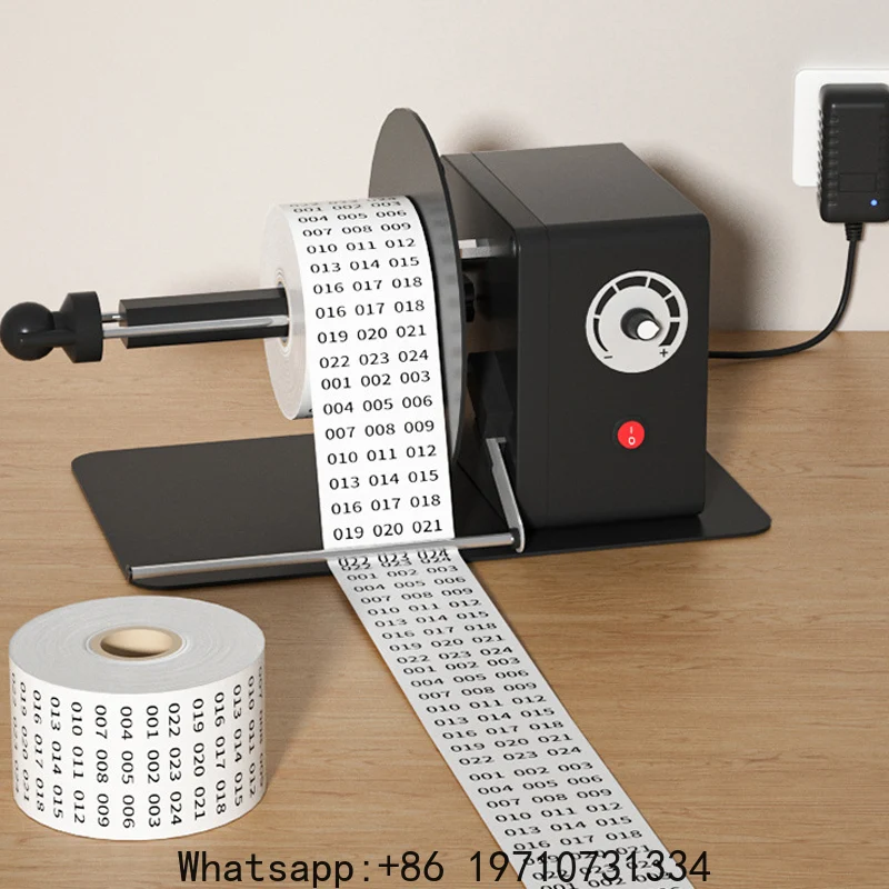 Automatic Label Rewinder 12V Self-Adhesive Barcode Paper Electric Label Rewinding Machine Label Spooler for Retail Food Labels
Automatic Label Rewinder 12V Self-Adhesive Barcode Paper Electric Label Rewinding Machine Label Spooler for Retail Food Labels