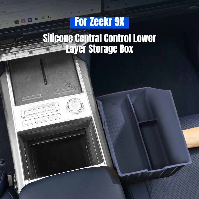 Central Control Lower Storage Box Silicone Case for Geely ZEEKR 9X Stowing Tidying Organizer Non-slip Separation Container Box
Central Control Lower Storage Box Silicone Case for Geely ZEEKR 9X Stowing Tidying Organizer Non-slip Separation Container Box