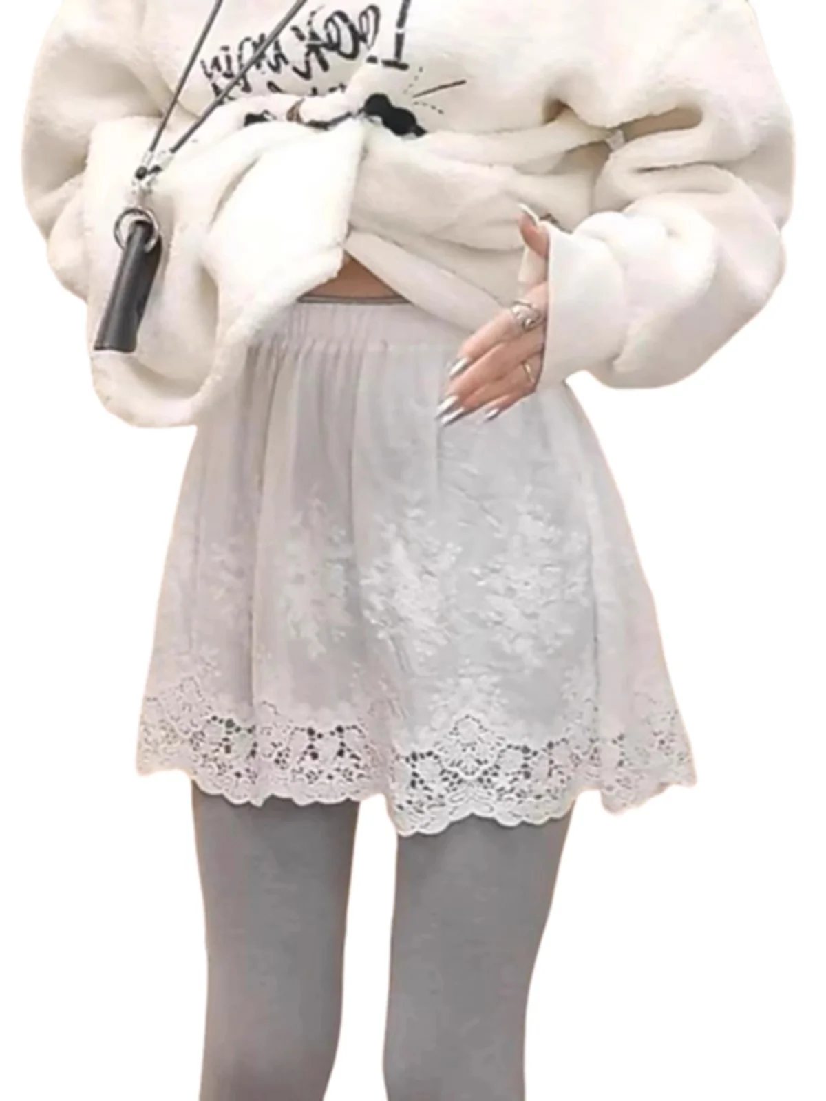 plus Size Lace under Skirt Women's High Waist A-Line ort Skirt Korean Sle Commute Regular Thin High Waist Skirt
plus Size Lace under Skirt Women's High Waist A-Line ort Skirt Korean Sle Commute Regular Thin High Waist Skirt