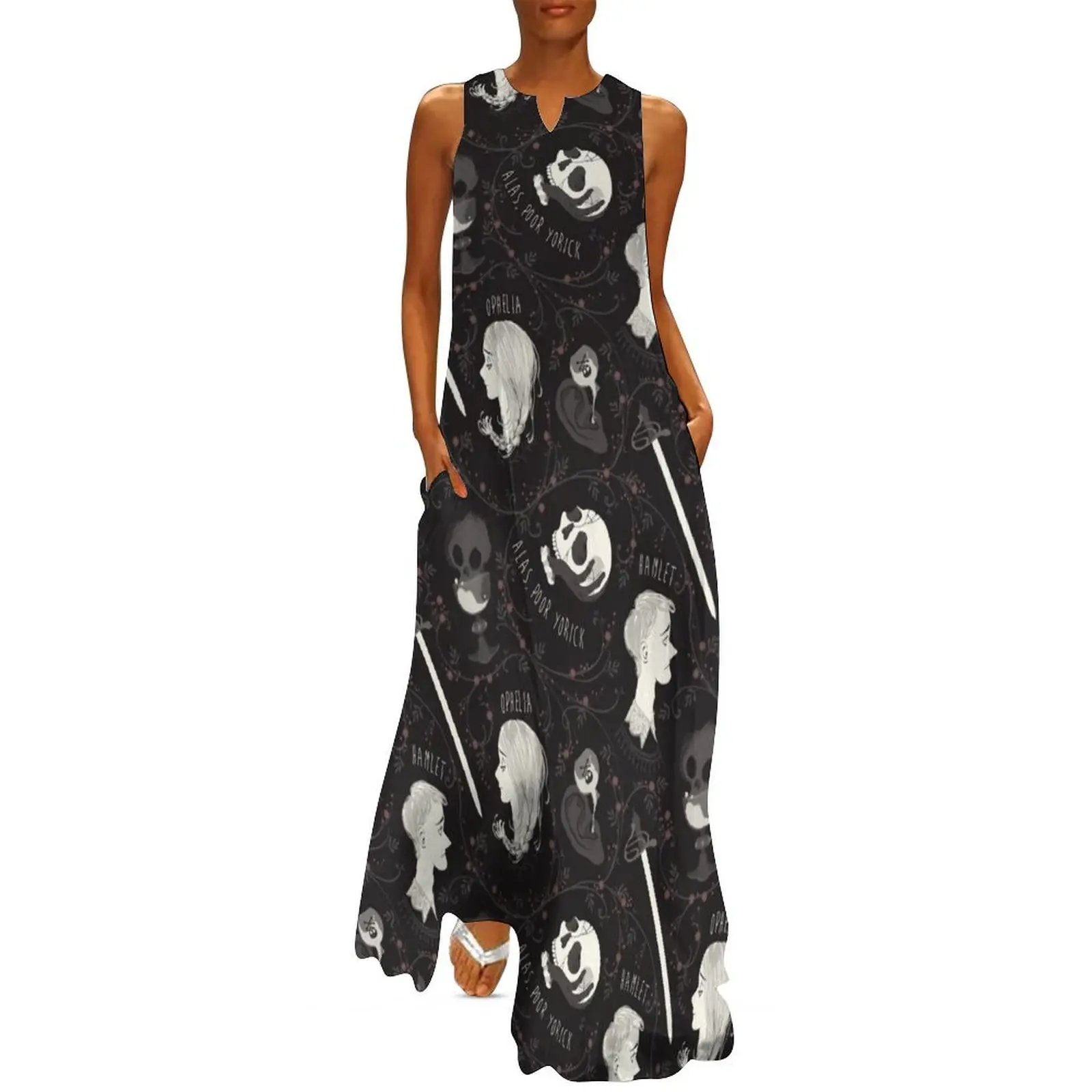 Shakespearean pattern - Hamlet Long Dress clothing women summer 2025 Dress woman dress for women
Shakespearean pattern - Hamlet Long Dress clothing women summer 2025 Dress woman dress for women