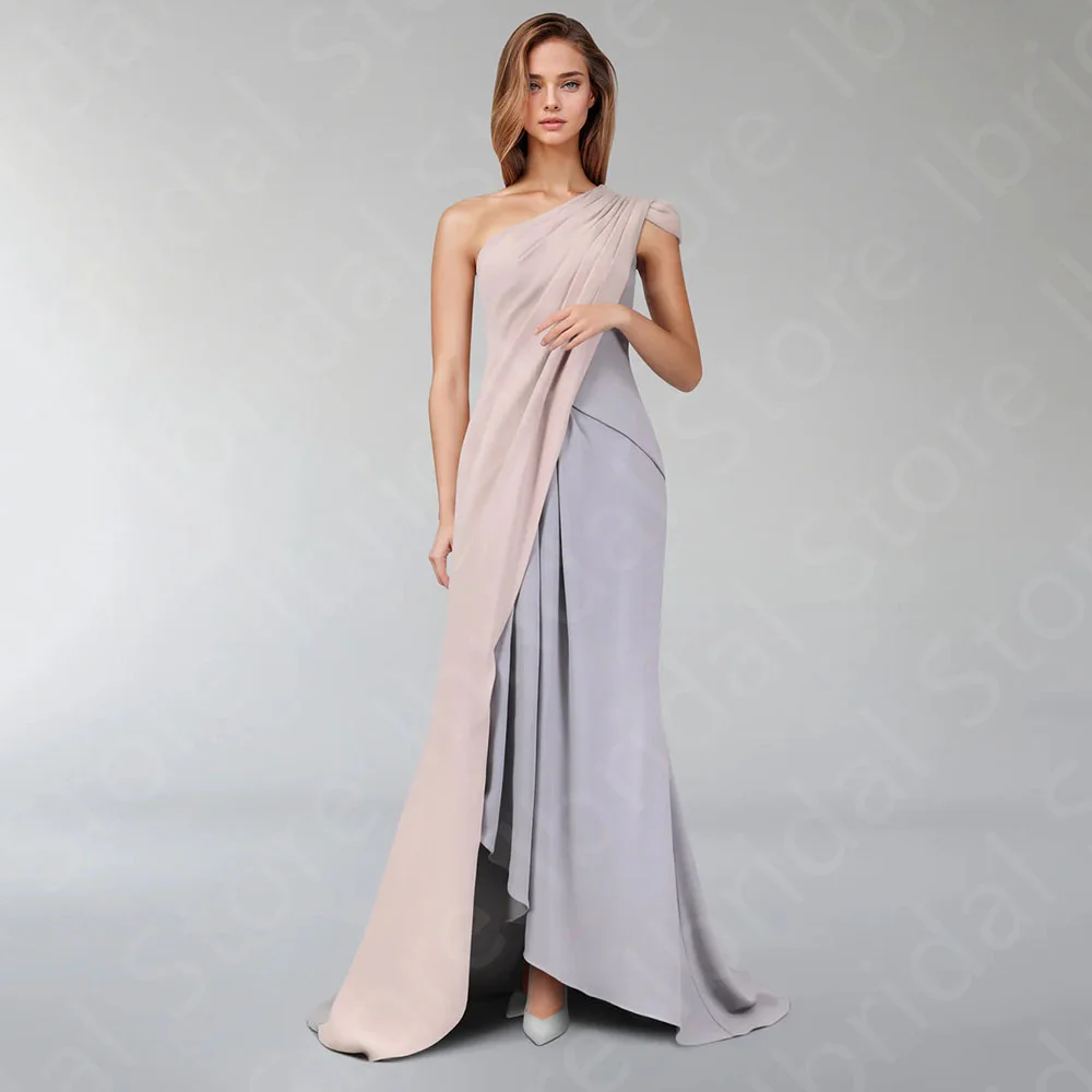 Customized Modern Pink Evening Dresses Contrast Color Prom Gowns 2025 Cap Sleeves Asymmetrical Wedding Guest Dresses Sweep Train
Customized Modern Pink Evening Dresses Contrast Color Prom Gowns 2025 Cap Sleeves Asymmetrical Wedding Guest Dresses Sweep Train