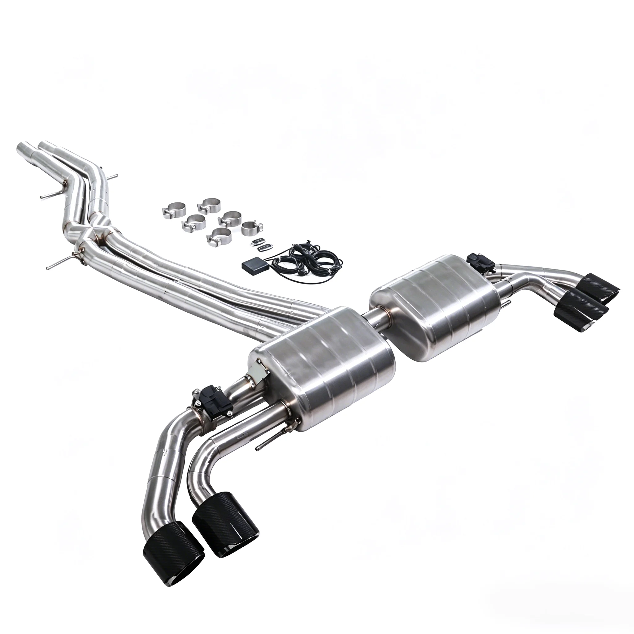 GFC / Applicable to 2020 Volkswagen Touareg 3.0T 4x4 Catback 304 Stainless Steel Valvetronic High Performance Exhaust Pipe
GFC / Applicable to 2020 Volkswagen Touareg 3.0T 4x4 Catback 304 Stainless Steel Valvetronic High Performance Exhaust Pipe