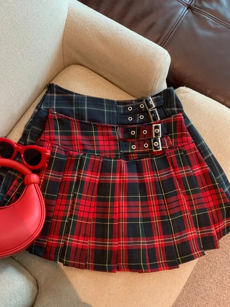 Sweet And Spicy Sle Red Plaid High Waist A-Line Skirt Women's Faion Spring Autumn 2025 New Arrival Slimming Pleated ...
Sweet And Spicy Sle Red Plaid High Waist A-Line Skirt Women's Faion Spring Autumn 2025 New Arrival Slimming Pleated ...