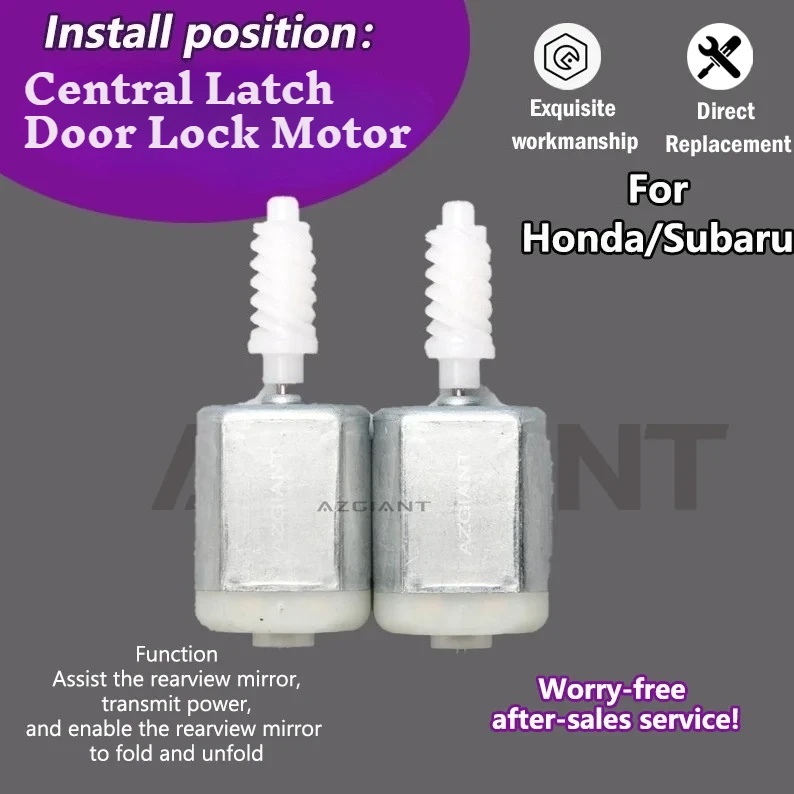 2PCS AZGIANT Central Latch Door Lock Motor For 2007-2011 Subaru Justy M300 / 2005-2007 Honda FR-V DC12V Metal&Plastic Actuator
2PCS AZGIANT Central Latch Door Lock Motor For 2007-2011 Subaru Justy M300 / 2005-2007 Honda FR-V DC12V Metal&Plastic Actuator