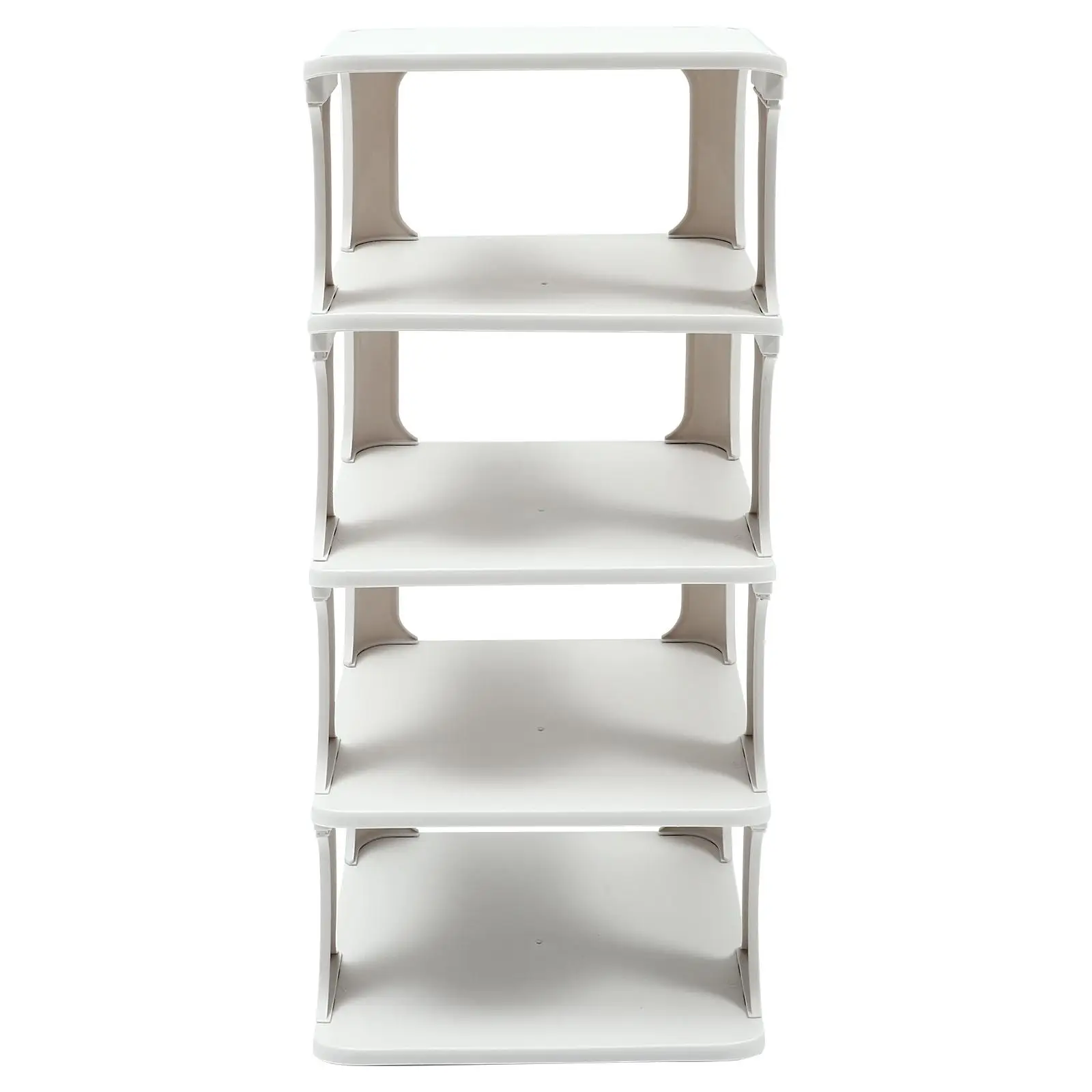 White Multi-layer Shoe Rack Sturdy Plastic Large Storage Space Simple Design Space-saving Shoes Holder Organizer
White Multi-layer Shoe Rack Sturdy Plastic Large Storage Space Simple Design Space-saving Shoes Holder Organizer