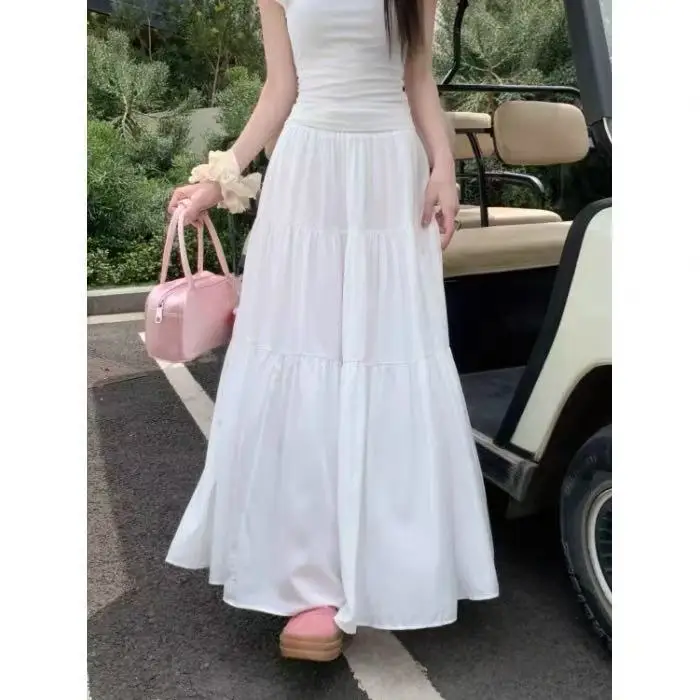 White A-Line Skirt Women's Summer 2025 New plus Size High Waist Slimming Belly Covering Korean Sle Commute Polyester F...
White A-Line Skirt Women's Summer 2025 New plus Size High Waist Slimming Belly Covering Korean Sle Commute Polyester F...