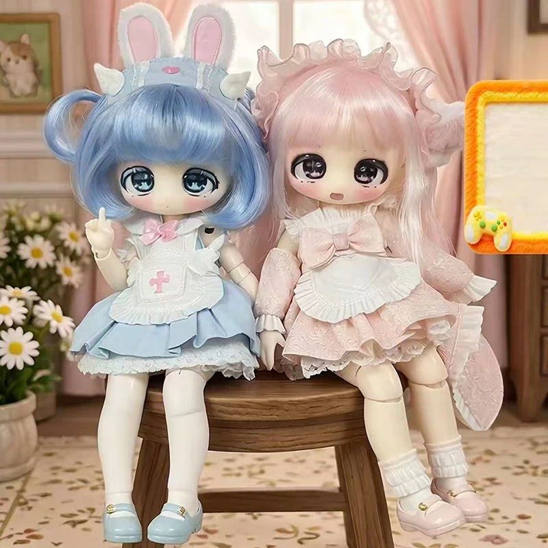 Authentic Sweet Shopwindow Series 1/6 Bjd Removable Wig Bjd Blind Box Toy Mystery Box Anime Figure Desktop Ornament Gift
Authentic Sweet Shopwindow Series 1/6 Bjd Removable Wig Bjd Blind Box Toy Mystery Box Anime Figure Desktop Ornament Gift