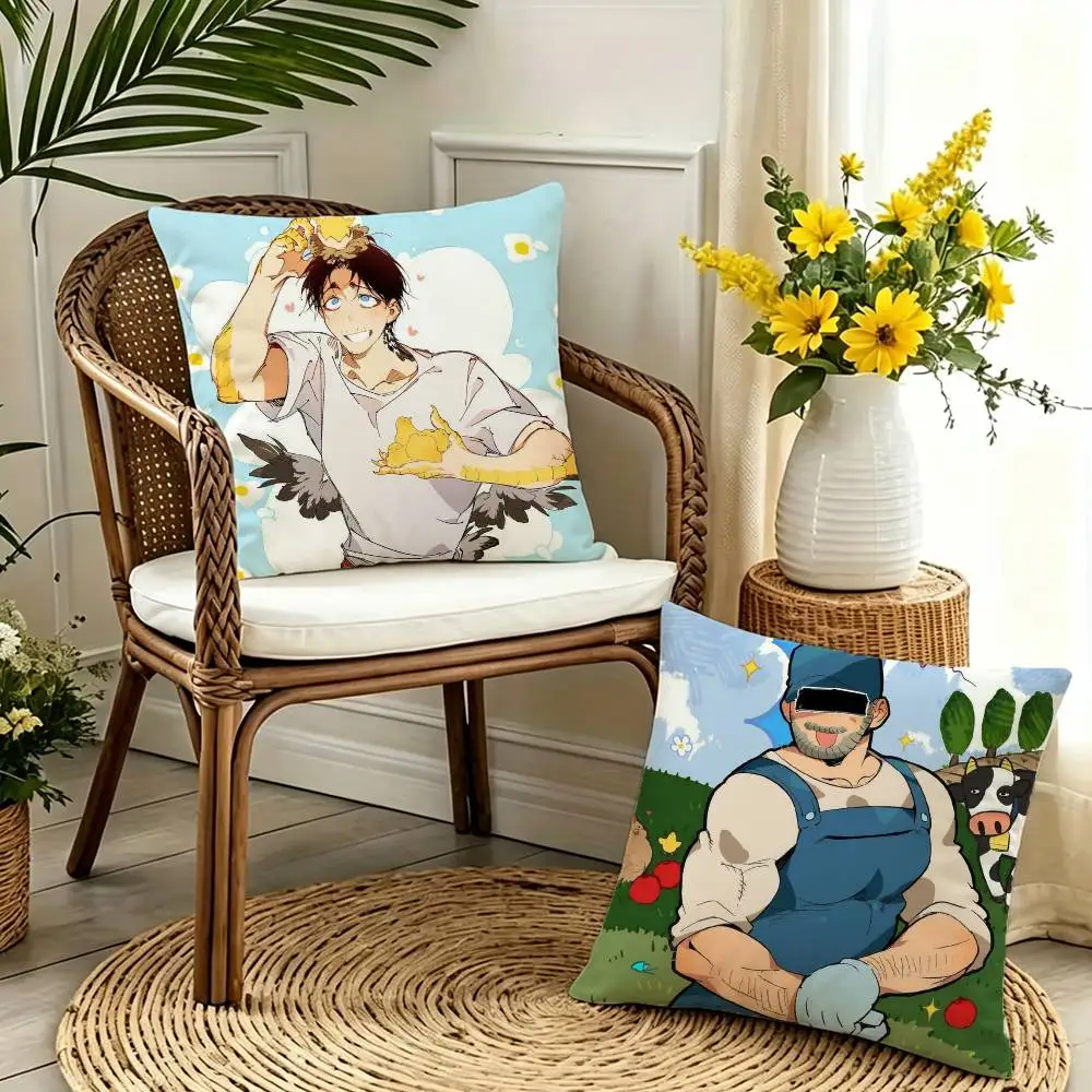 Manhwa Mr As Farm Double-sided print Pillow Case for Sofa Living Room Home office Decor Protective Cover
Manhwa Mr As Farm Double-sided print Pillow Case for Sofa Living Room Home office Decor Protective Cover
