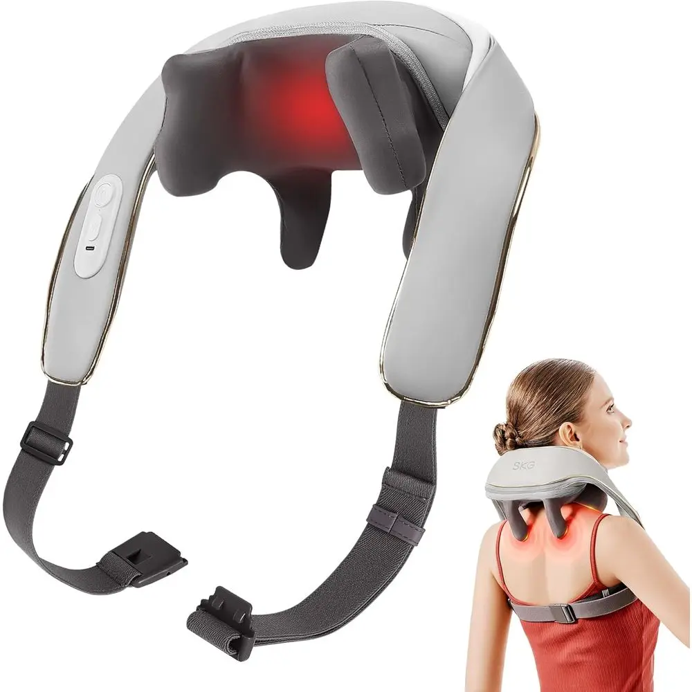 Deep Tissue 6D Kneading Massager with Heat, Cordless & Shoulder Massage, Ideal Valentine Gift for Men & Women, Compact H5 Mini
Deep Tissue 6D Kneading Massager with Heat, Cordless & Shoulder Massage, Ideal Valentine Gift for Men & Women, Compact H5 Mini