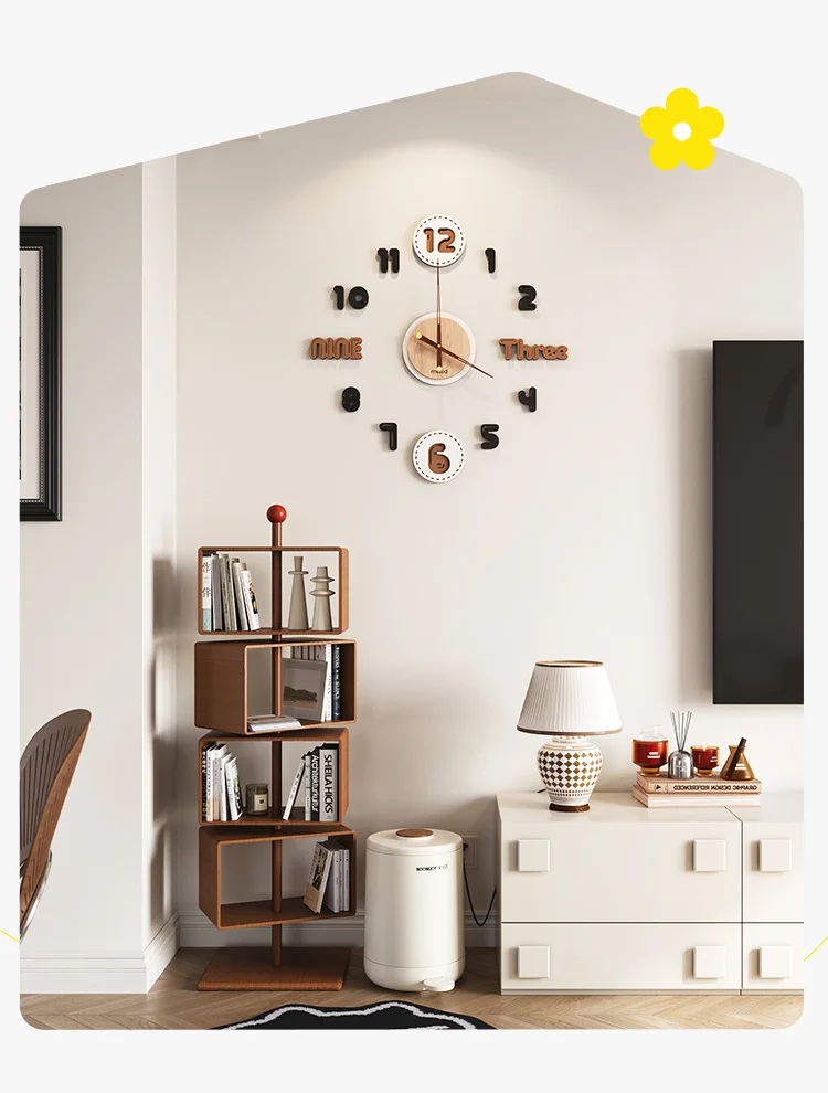 New 2025 Wall Clock for Living Room No Drilling Needed Creative DIY Design in Simple Creamy Style
New 2025 Wall Clock for Living Room No Drilling Needed Creative DIY Design in Simple Creamy Style