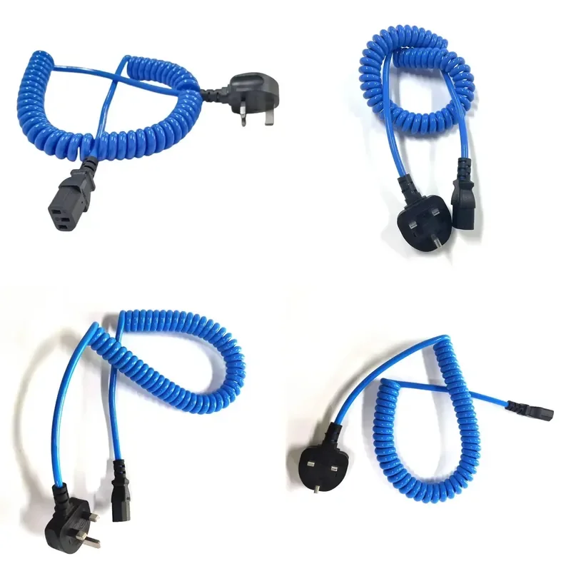 UK Plug to C13 High Resilience Blue Spiral Cable 3 Core Uk Plug to IEC C13 Coiled Cable UK Plug to C13 Spiral Coil Cord
UK Plug to C13 High Resilience Blue Spiral Cable 3 Core Uk Plug to IEC C13 Coiled Cable UK Plug to C13 Spiral Coil Cord