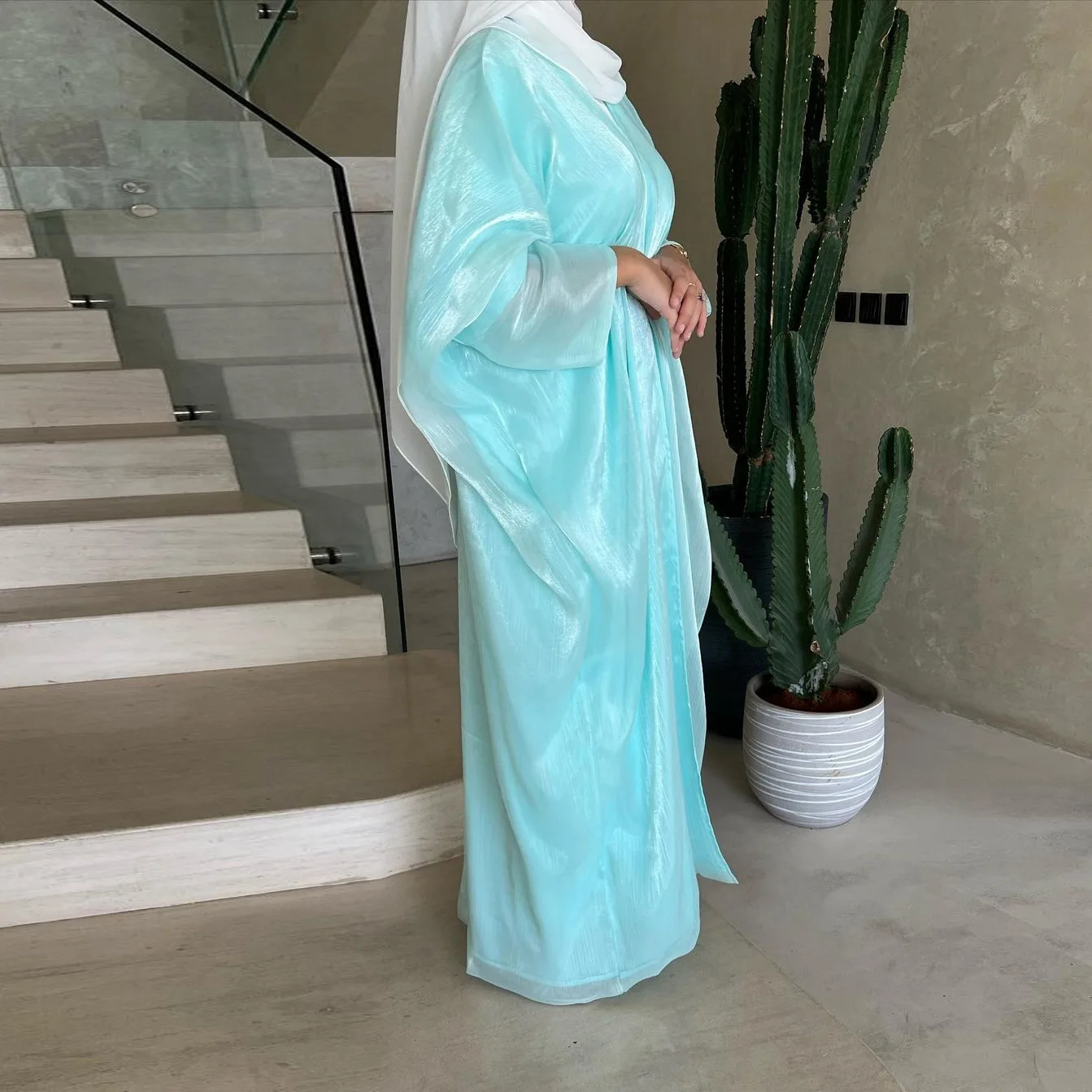 Shiny Abayas Women Muslim Dress Eid Dubai Kimono Abaya Turkey Kaftan Ramadan Kebaya Caftan Marocain Femme Robe Islam Jalabiya
Shiny Abayas Women Muslim Dress Eid Dubai Kimono Abaya Turkey Kaftan Ramadan Kebaya Caftan Marocain Femme Robe Islam Jalabiya