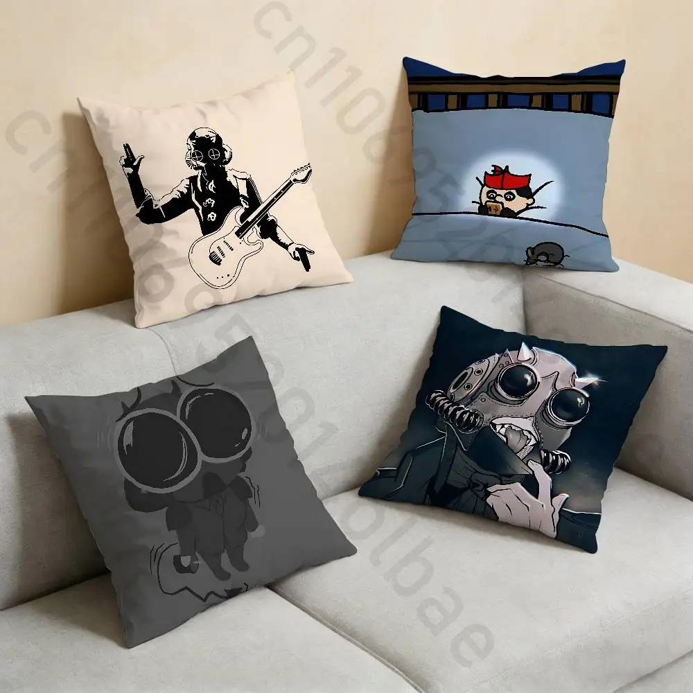 Classic Rock Band Cartoon Ghost Pillow Case Anti-dustmite Pillowcase Invisible zipper silky short plush Sofa cushion cover
Classic Rock Band Cartoon Ghost Pillow Case Anti-dustmite Pillowcase Invisible zipper silky short plush Sofa cushion cover