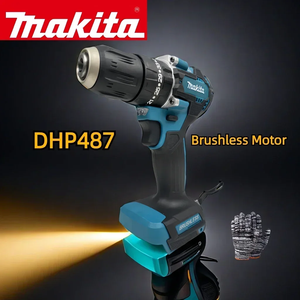 Makita DHP487 10mm cordless impact drill 18V electric variable speed brushless motor impact power tool drill
Makita DHP487 10mm cordless impact drill 18V electric variable speed brushless motor impact power tool drill