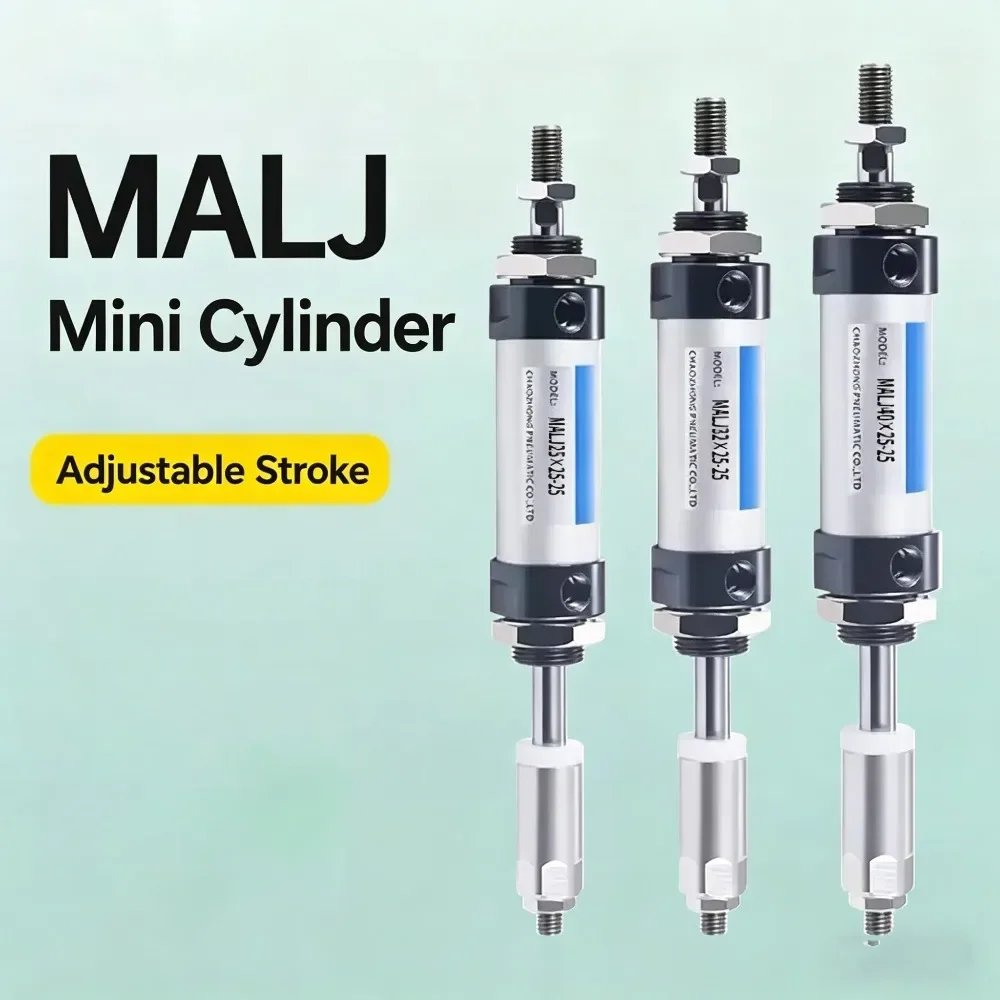 Small Pneumatic Stroke Adjustable Mini Cylinder MALJ16/20/25/32/40X25 * 50X75X100-50 MALJ16/20/25/32/40series
Small Pneumatic Stroke Adjustable Mini Cylinder MALJ16/20/25/32/40X25 * 50X75X100-50 MALJ16/20/25/32/40series