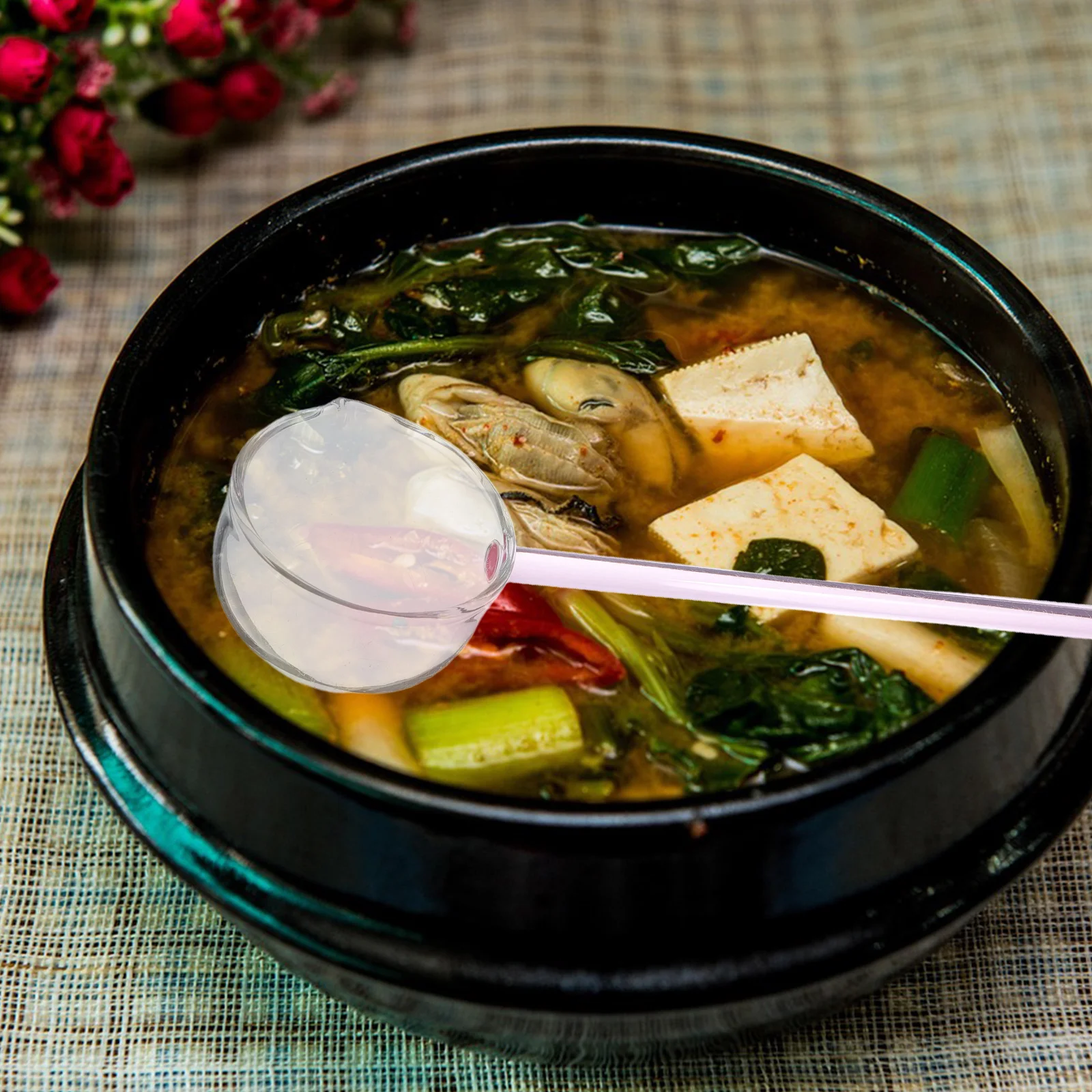 Long Handle Glass Spoon Elegant Pink Dessert Stirring Angled Mouth Design Heat Resistant Utensil
Long Handle Glass Spoon Elegant Pink Dessert Stirring Angled Mouth Design Heat Resistant Utensil