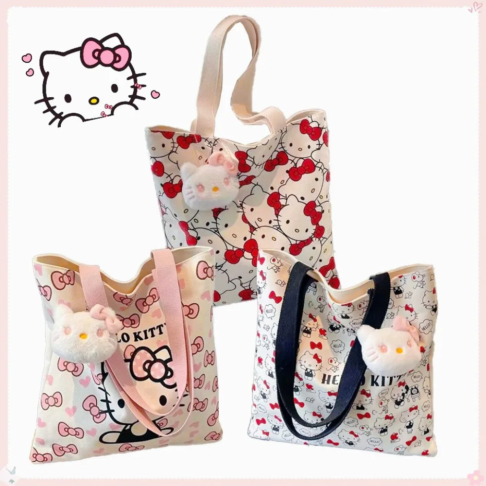 Hello Kitty Cute Large Capacity Handheld Canvas Bag Student Classroom Shoulder Bag Girl's Favorite Christmas Collection Gifts
Hello Kitty Cute Large Capacity Handheld Canvas Bag Student Classroom Shoulder Bag Girl's Favorite Christmas Collection Gifts