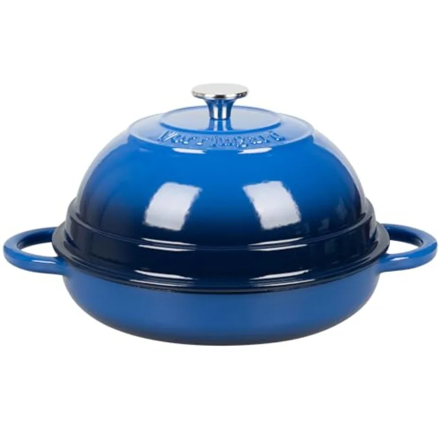 Cast Iron Enameled Dutch Oven Pot with Lid for Bread Baking Bread Oven 6 Quart
Cast Iron Enameled Dutch Oven Pot with Lid for Bread Baking Bread Oven 6 Quart