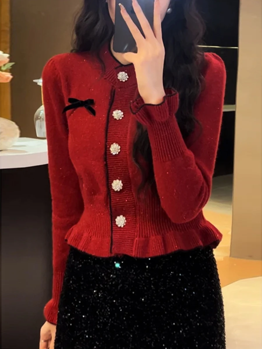 Red Knot Sweater Women's Slim Fit ort Knitted Top for New Year And Chinese Zodiac Year Celebration Autumn Winter ...
Red Knot Sweater Women's Slim Fit ort Knitted Top for New Year And Chinese Zodiac Year Celebration Autumn Winter ...