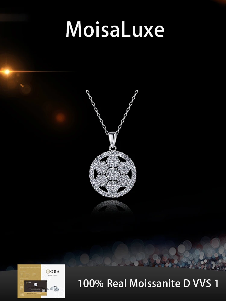 MoisaLuxe Official Store Moissanite Plata Sterling 925 Silver Jewelry Gift Love Geometric Snowflake Pendant Necklace for Women
MoisaLuxe Official Store Moissanite Plata Sterling 925 Silver Jewelry Gift Love Geometric Snowflake Pendant Necklace for Women
