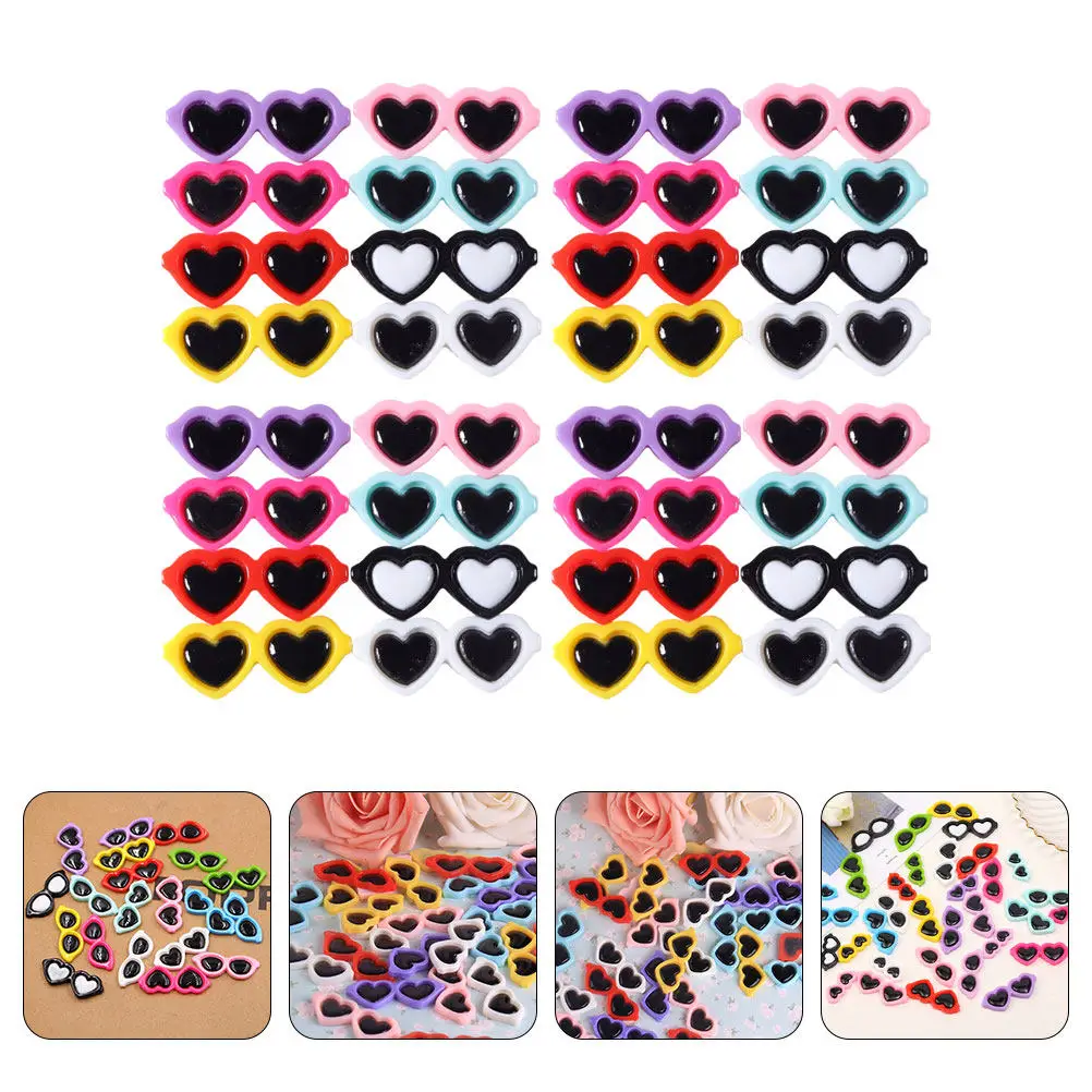 50Pcs Delicate Glasses Resin Charms DIY Craft Supplies for Phone Shell Decoration Hairband Decor Bags Shoes Clothing Headwear
50Pcs Delicate Glasses Resin Charms DIY Craft Supplies for Phone Shell Decoration Hairband Decor Bags Shoes Clothing Headwear