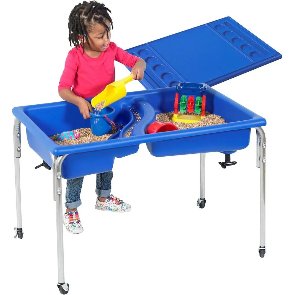 Children's acNeptune 24" Large Sensory Table, Sandbox with Lid, Water Table or Kids Blue
Children's acNeptune 24" Large Sensory Table, Sandbox with Lid, Water Table or Kids Blue