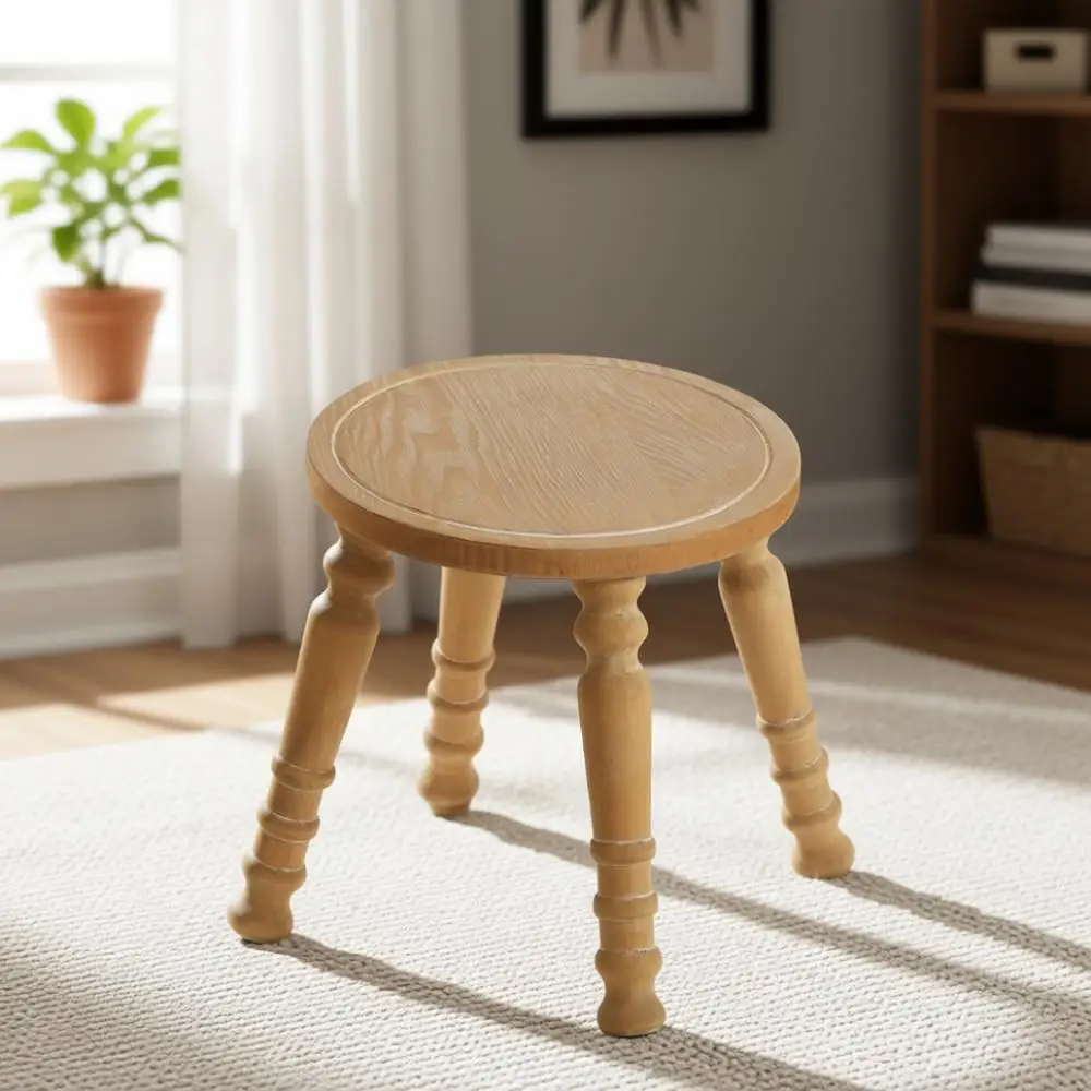 Прочный деревянный табурет для взрослых, компактный многофункциональный деревянный стул, идеально подходящий для ванной, кухни, спальни и для демонстрации растений
Прочный деревянный табурет для взрослых, компактный многофункциональный деревянный стул, идеально подходящий для ванной, кухни, спальни и для демонстрации растений