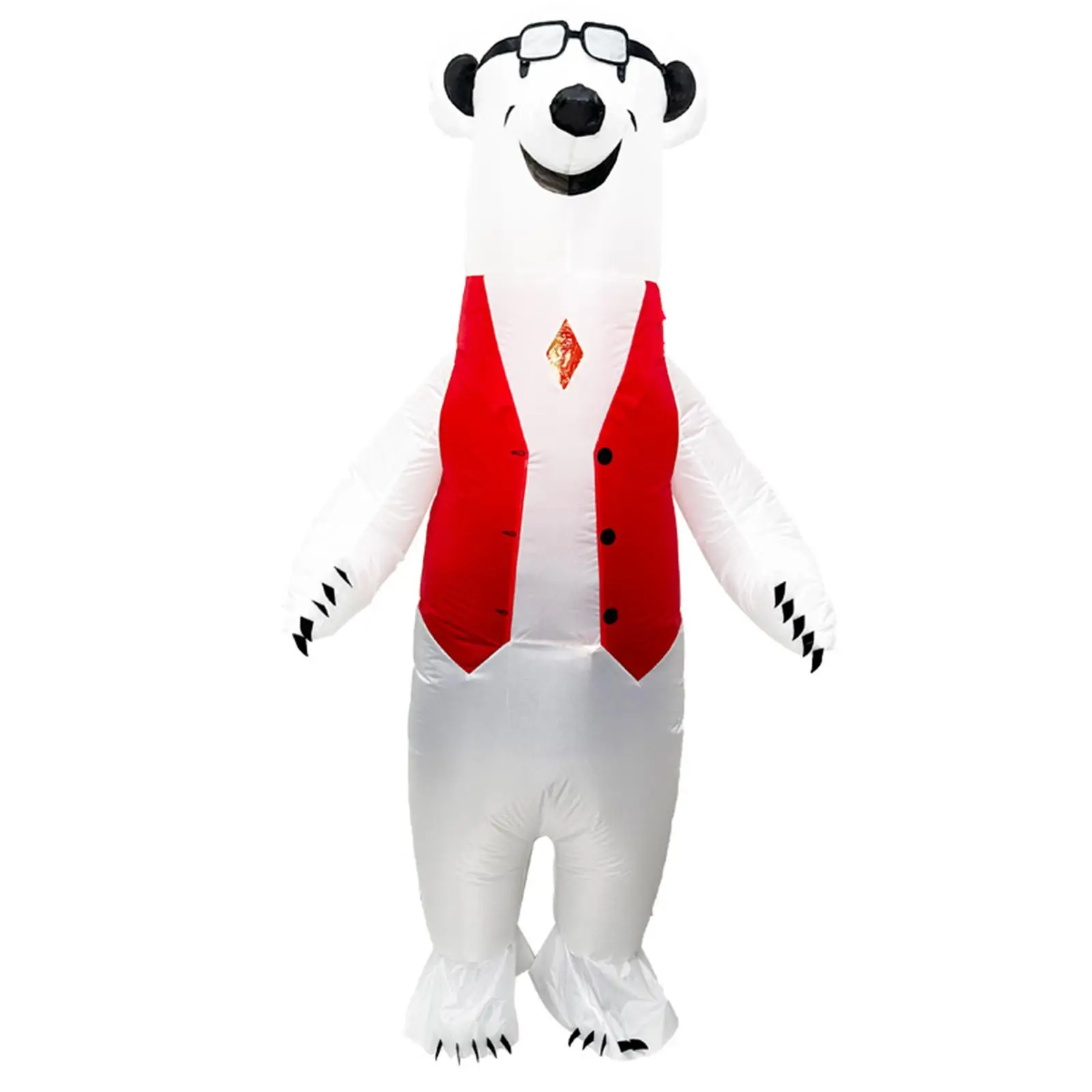 Inflatable Polar Bear Costume Halloween Cosplay Costumes Funny Fancy Dress for Carnival Stage Performance Christmas Festival
Inflatable Polar Bear Costume Halloween Cosplay Costumes Funny Fancy Dress for Carnival Stage Performance Christmas Festival