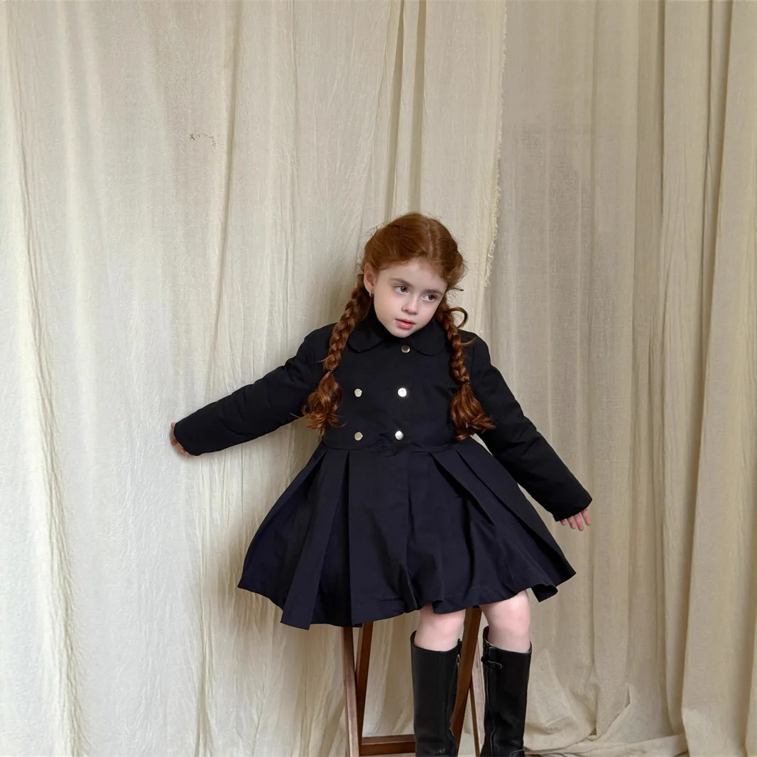 2025 Winter Kids Baby Girls Jacket 100% Cotton Thick Warm Children 3-8Y Girls Ruched Coat Outerwear Solid Teen Girls Parkas Coat
2025 Winter Kids Baby Girls Jacket 100% Cotton Thick Warm Children 3-8Y Girls Ruched Coat Outerwear Solid Teen Girls Parkas Coat