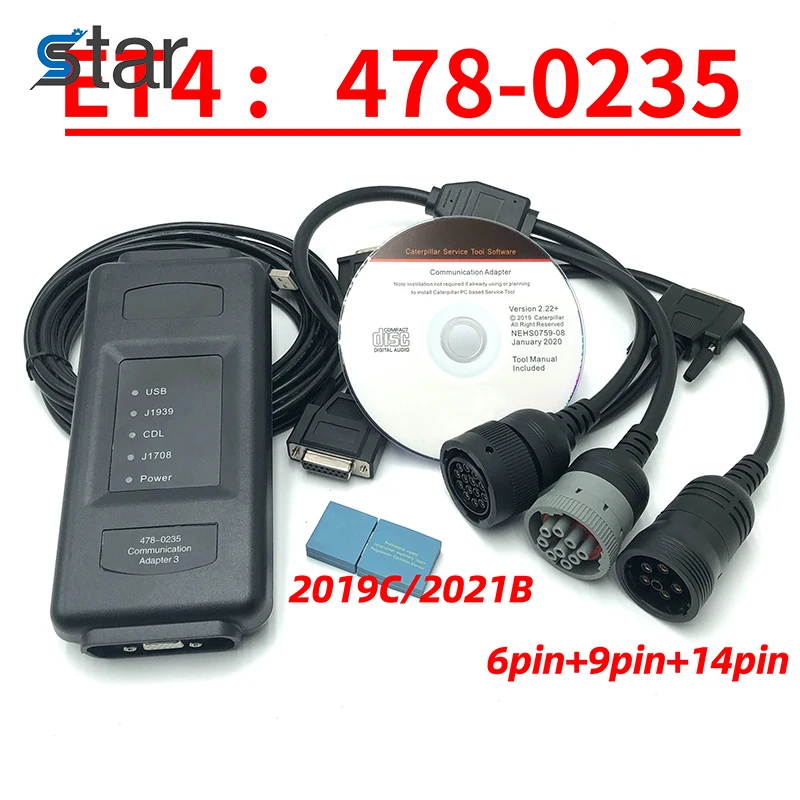 317-7485 478-0235 ET3 ET4 Diagnostic Tool Communication Adapter Fit for Caterpillar CAT Excavator & Heavy Duty Truck
317-7485 478-0235 ET3 ET4 Diagnostic Tool Communication Adapter Fit for Caterpillar CAT Excavator & Heavy Duty Truck