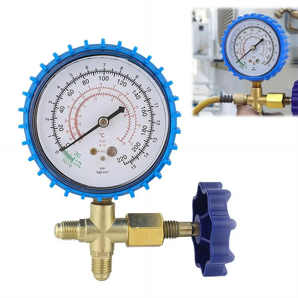 Air Conditioner Refrigerant Pressure Gauge Service Kit For R22/R134 With Adapter Hose With Adapter
Air Conditioner Refrigerant Pressure Gauge Service Kit For R22/R134 With Adapter Hose With Adapter 