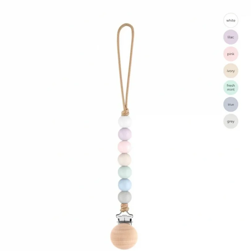 Nordic Style Silicone Round Pacifier Clip - Anti - Drop Baby Soother Keeper 
Nordic Style Silicone Round Pacifier Clip - Anti - Drop Baby Soother Keeper