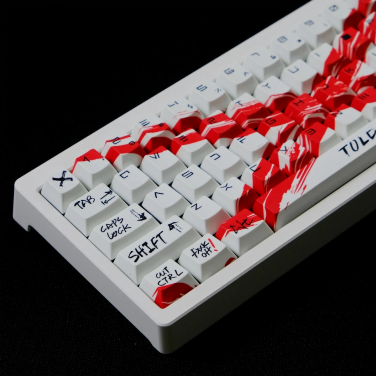 PBT Keycaps 78key Cherry Profile White Theme Dye Sublimation for MX Switch Mechanical Keyboard, Split/Double Spacebar Compatible
PBT Keycaps 78key Cherry Profile White Theme Dye Sublimation for MX Switch Mechanical Keyboard, Split/Double Spacebar Compatible