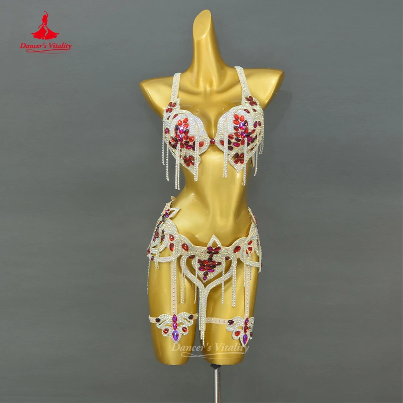 Belly Dance Performance Costumes Customized Senior AB Stones Bra+Belt 2pcs Oriental Dance Competition Outfit Dance's Vitality
Belly Dance Performance Costumes Customized Senior AB Stones Bra+Belt 2pcs Oriental Dance Competition Outfit Dance's Vitality