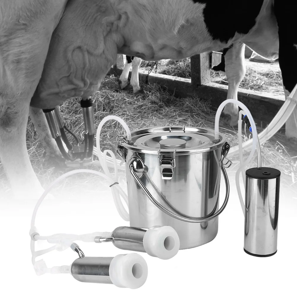5L Household Electric Goat Cow Milking Machine With Direct Suction Pump Electric Milking Machine
5L Household Electric Goat Cow Milking Machine With Direct Suction Pump Electric Milking Machine
