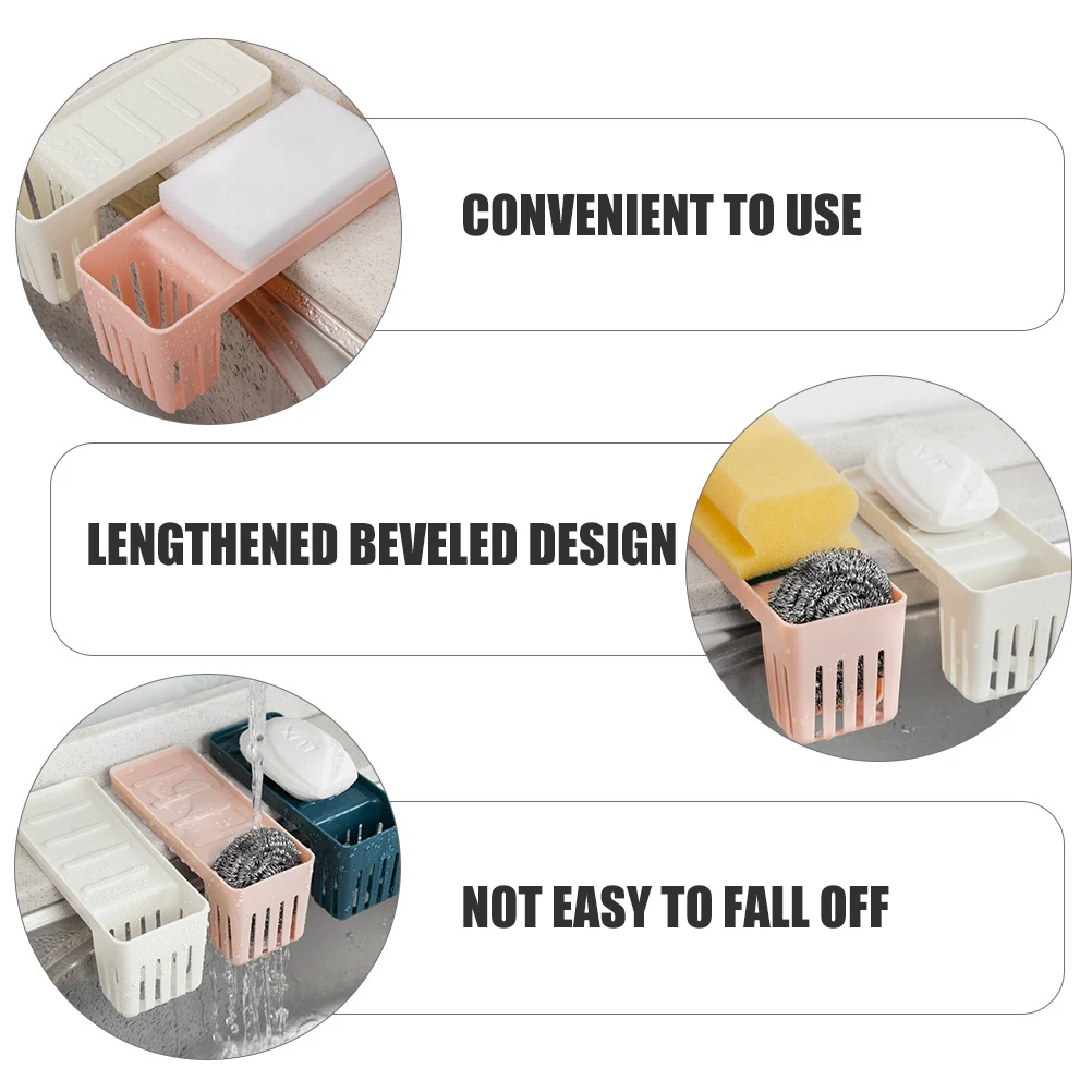 3pcs Sponge Drainer Rack Suction Storage Shelf Heat Kitchen Holder Resistant Plastic Utensil Holder for Sponge Soap
3pcs Sponge Drainer Rack Suction Storage Shelf Heat Kitchen Holder Resistant Plastic Utensil Holder for Sponge Soap