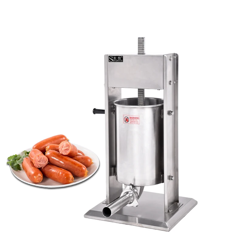 12L Commercial Manual Sausage Stuffer New Condition Hot Dog Stuffing Filler for Pork Sausage Making Machine
12L Commercial Manual Sausage Stuffer New Condition Hot Dog Stuffing Filler for Pork Sausage Making Machine