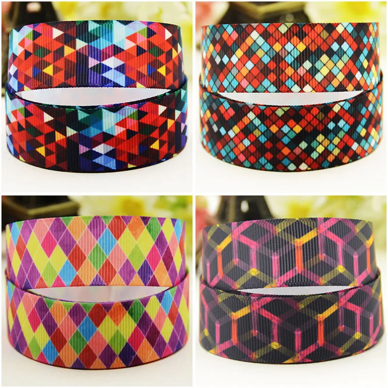 22mm 25mm 38mm Geometry cartoon printed Grosgrain Ribbon for DIY Hair Bows Merry Party Gift Decoration 10 Yards satin ribbons
22mm 25mm 38mm Geometry cartoon printed Grosgrain Ribbon for DIY Hair Bows Merry Party Gift Decoration 10 Yards satin ribbons