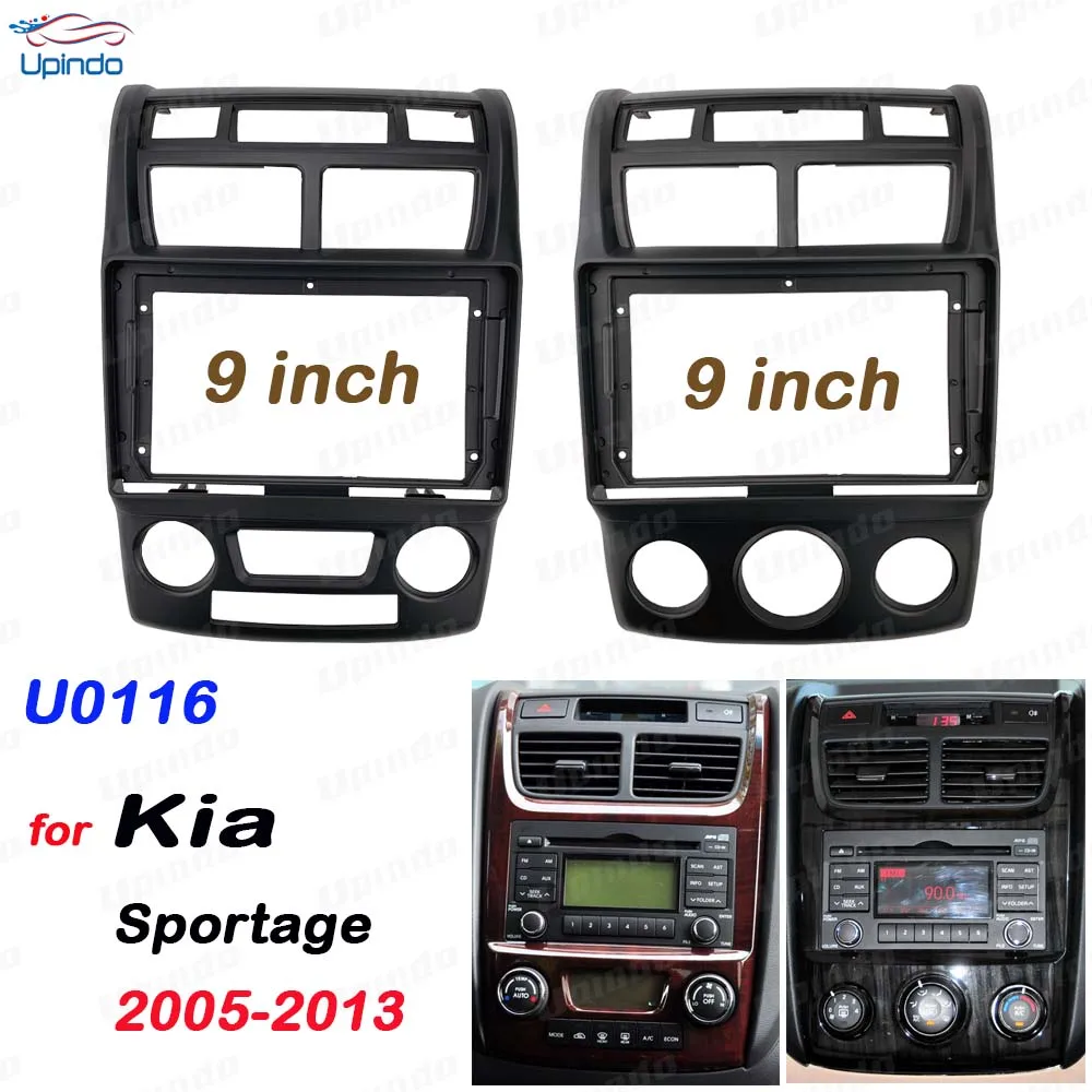 Автомобильный радиоприемник 2 Din, 9 дюймов, установка DVD GPS Mp5, пластиковая рама для приборной панели Kia Sportage 2005-2013
Автомобильный радиоприемник 2 Din, 9 дюймов, установка DVD GPS Mp5, пластиковая рама для приборной панели Kia Sportage 2005-2013