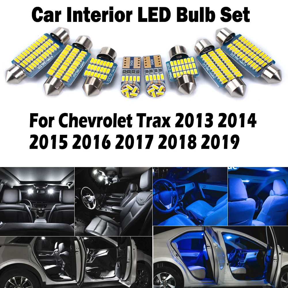 13Pcs Canbus Car LED Interior Vanity Mirror Light Kit For Chevrolet Chevy Trax 2013 2014 2015 2016-2018 2019 Map Dome Trunk Lamp
13Pcs Canbus Car LED Interior Vanity Mirror Light Kit For Chevrolet Chevy Trax 2013 2014 2015 2016-2018 2019 Map Dome Trunk Lamp