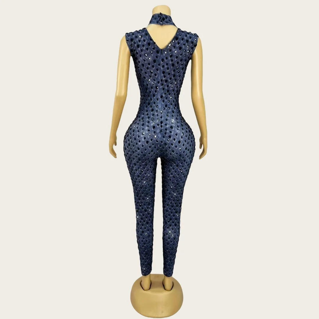 Heilongjiang Shining Black Rhinestones Bodysuit Daily Party Celebrate Show Fashion Outit Singer Dancer Performance Costume
Heilongjiang Shining Black Rhinestones Bodysuit Daily Party Celebrate Show Fashion Outit Singer Dancer Performance Costume