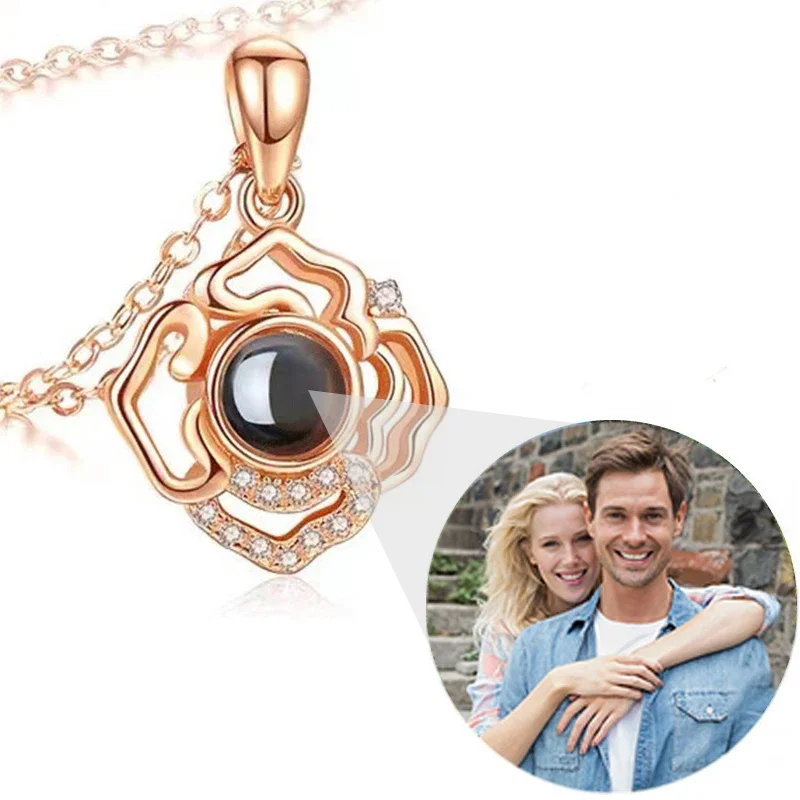 Personalized Photo Necklace Customized Photo Projection Necklace Flower Pendant Custom Picture Necklace Jewelry Gifts
Personalized Photo Necklace Customized Photo Projection Necklace Flower Pendant Custom Picture Necklace Jewelry Gifts